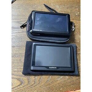 Lot Of 2 Garmin GPS Portable Screen Systems Nuvi 1450 And Nuvi 58 Working.